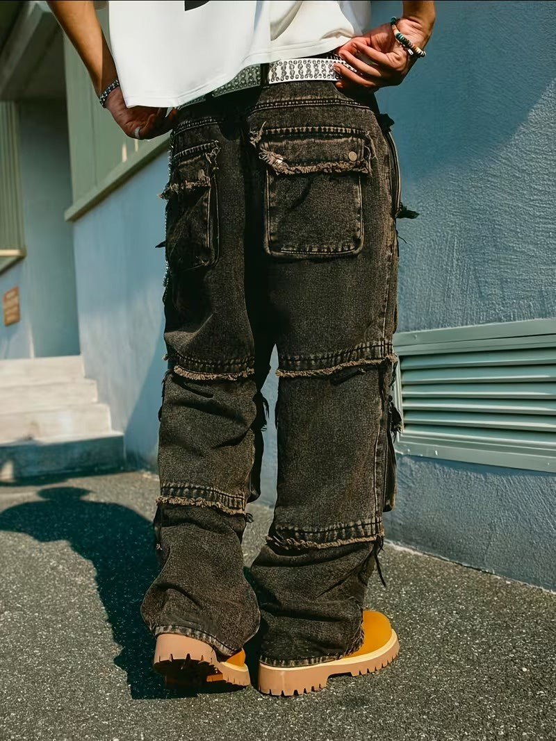 Men’s Wide-Leg Cargo Pants