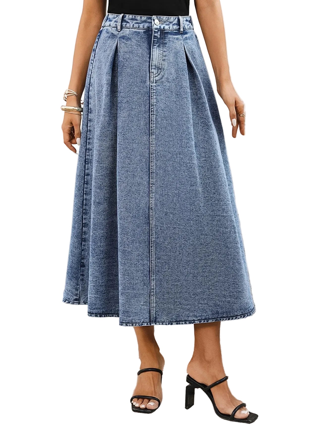 Women’s Pleated Midi Skirt