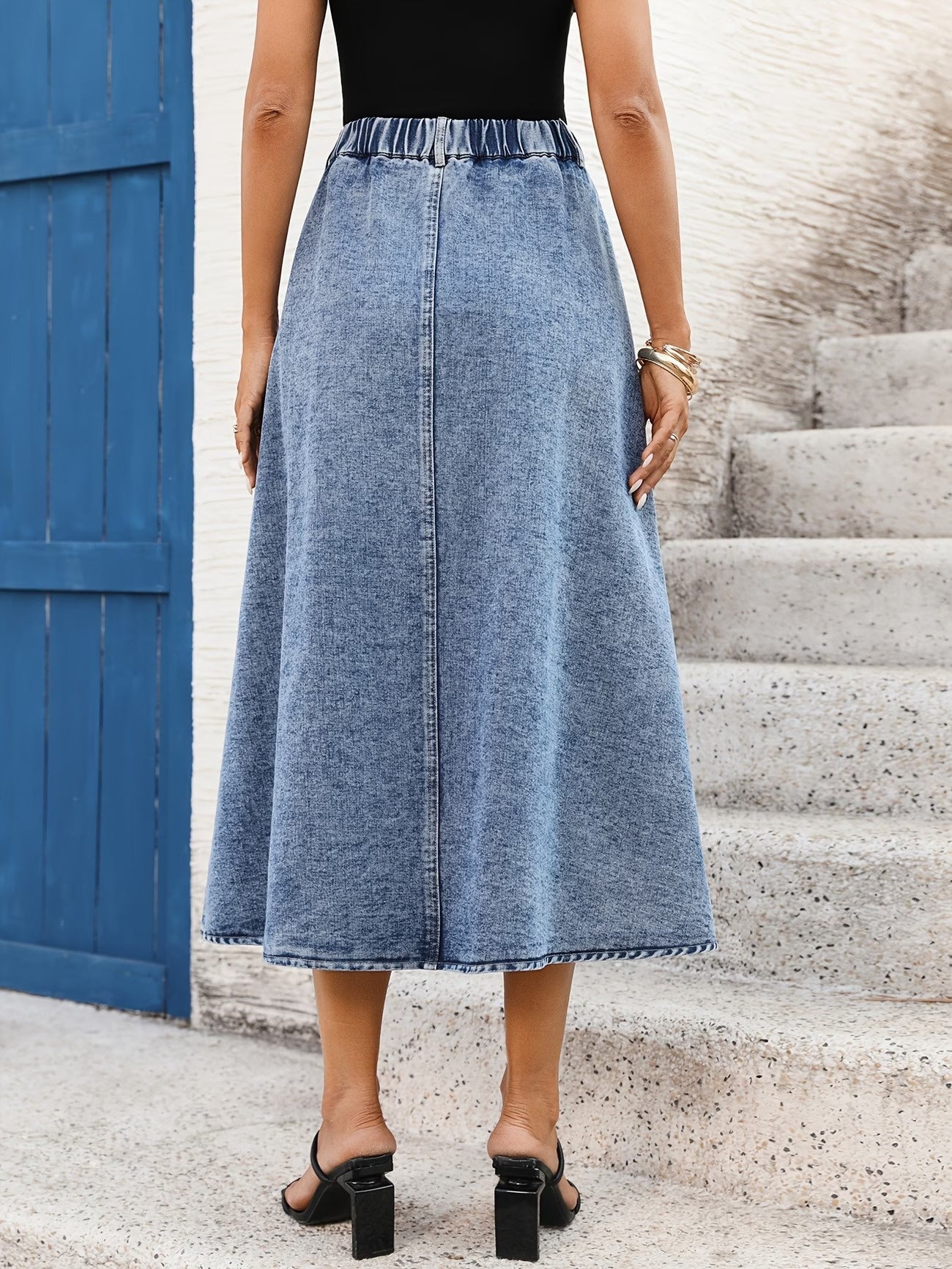 Women’s Pleated Midi Skirt